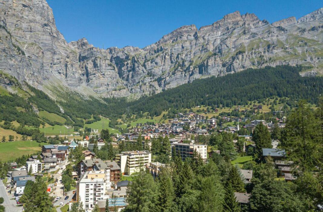 Haus Tarbey Apartment Leukerbad Exterior foto